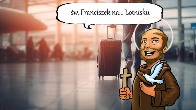 Święty Franciszek na… lotnisku