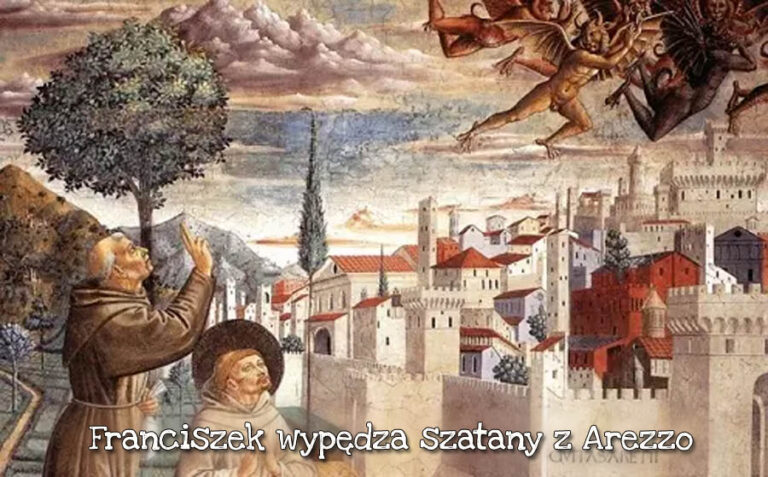 Franciszek wypędza szatany z Arezzo